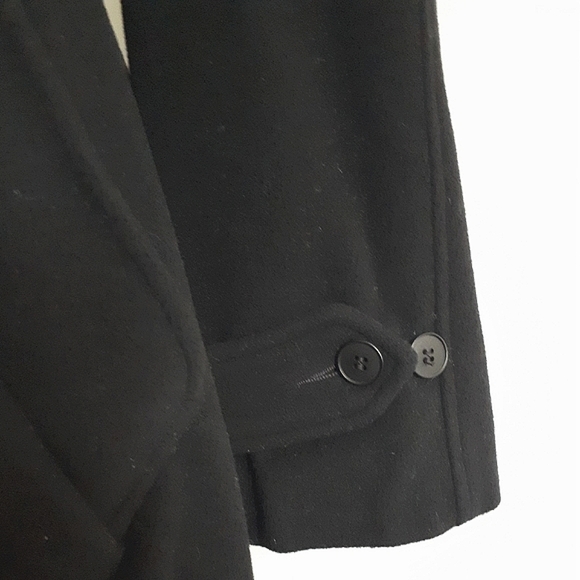 Double-breasted Belted Wool Trench Coat - Picture 9 of 14
